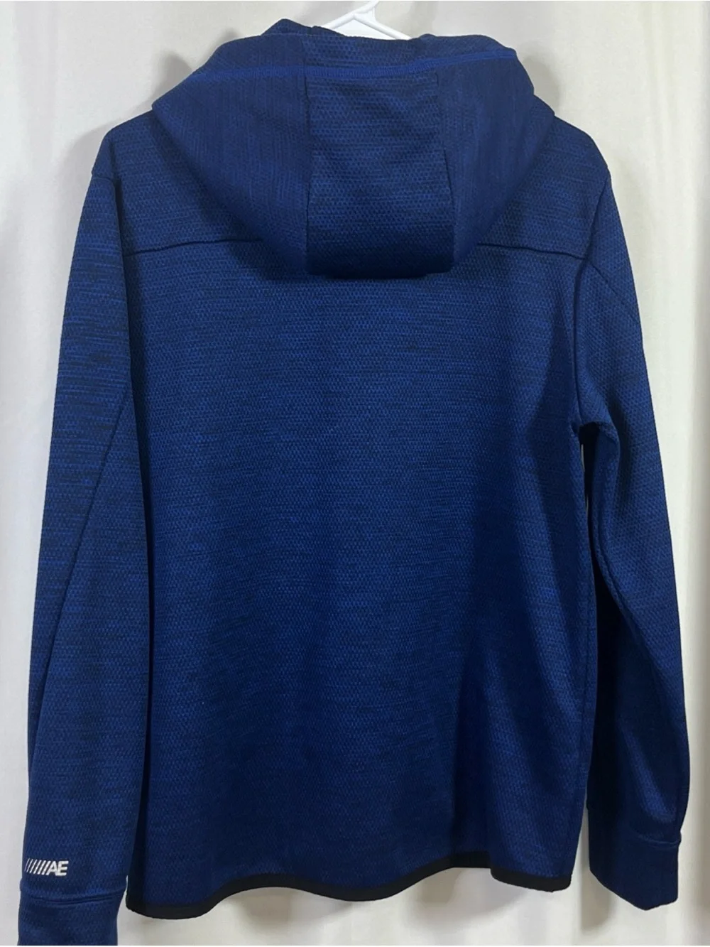 American Eagle Outfitters Men’s Blue Performance Full Zip Hoodie Size Medium